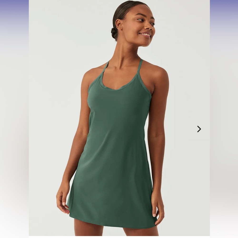 Outdoor Voices Athleisure Dress- Green